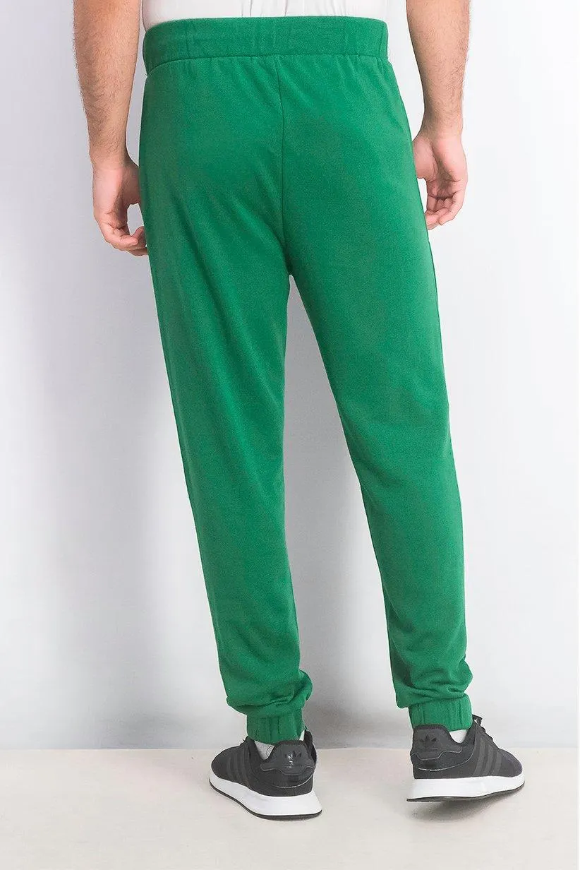 Men Zelda Print Drawstring Jogger Pants, Green Combo