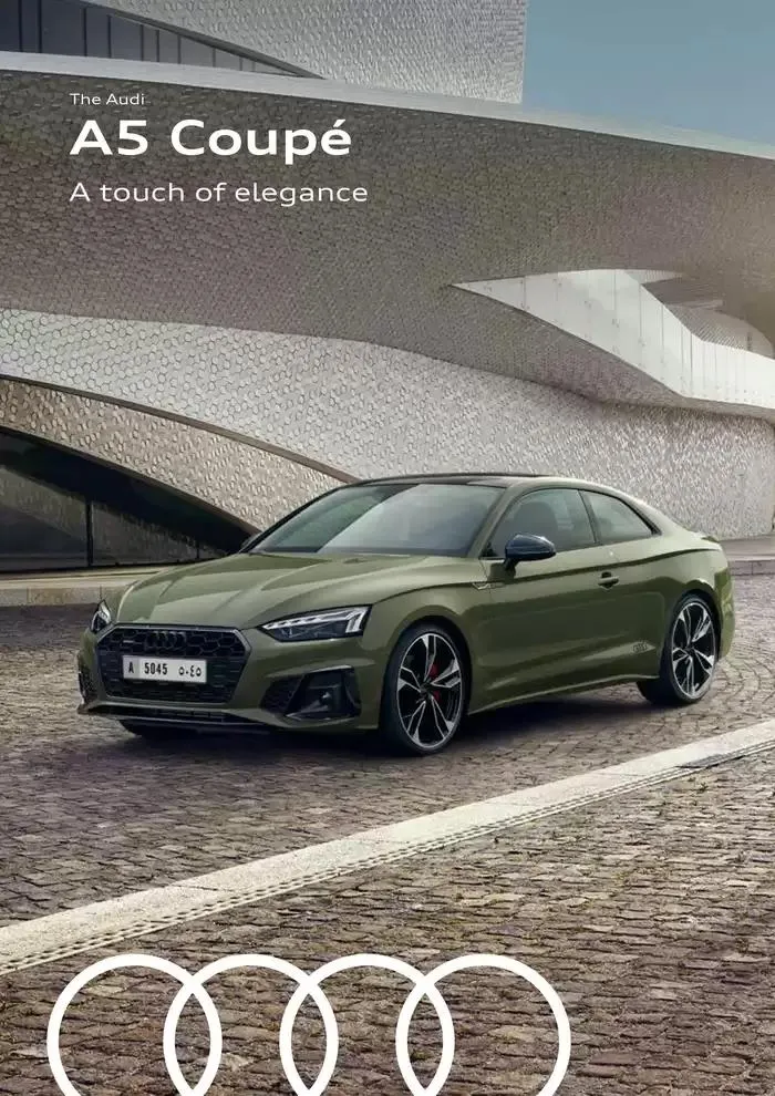 The Audi A5 Coupé from 21 January to 31 December 2025 - Offers page 1