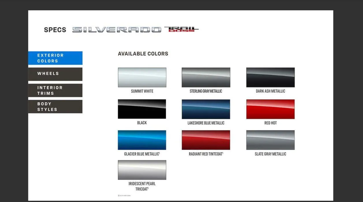 Silverado 2024 from 2 September to 31 December 2024 - Offers page 10