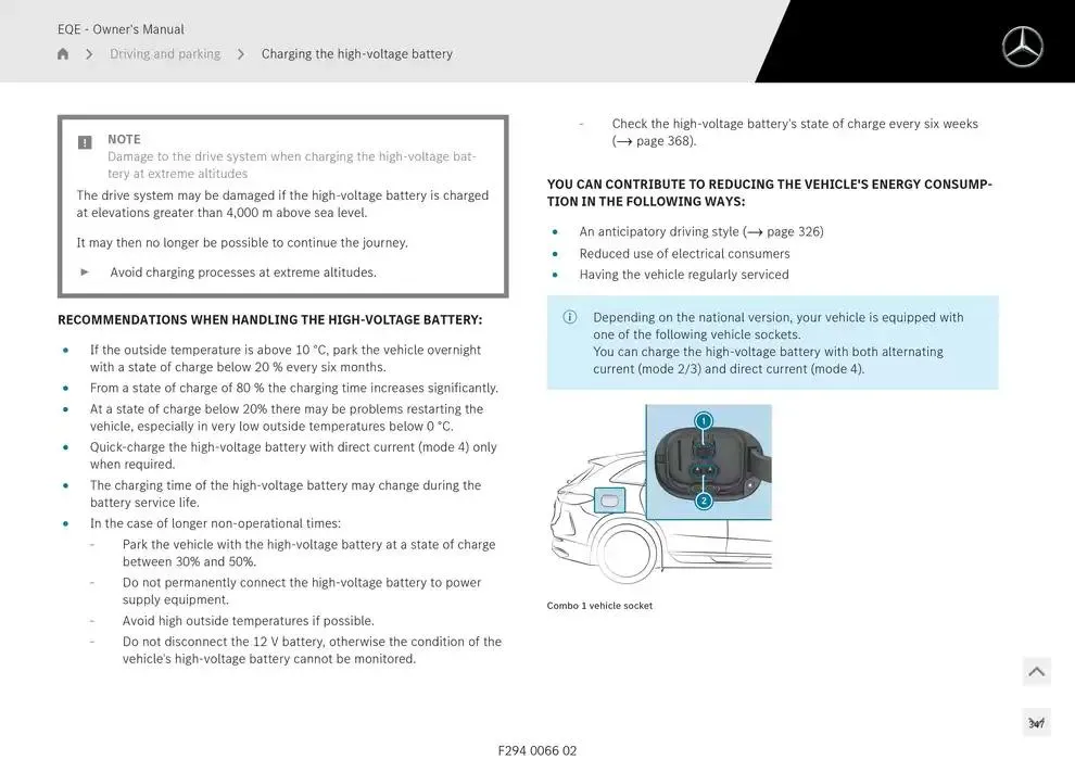 EQE SUV from 14 January to 30 April 2025 - Offers page 347