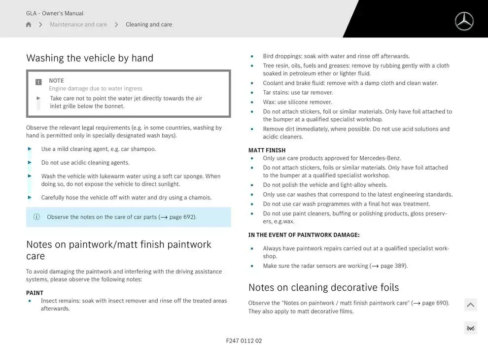 GLA SUV from 14 January to 30 April 2025 - Offers page 690