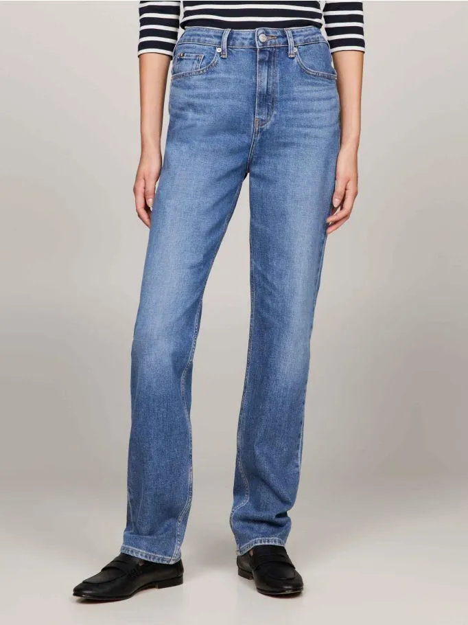 Classics Melany Mid Rise Fitted Straight Fit Jeans