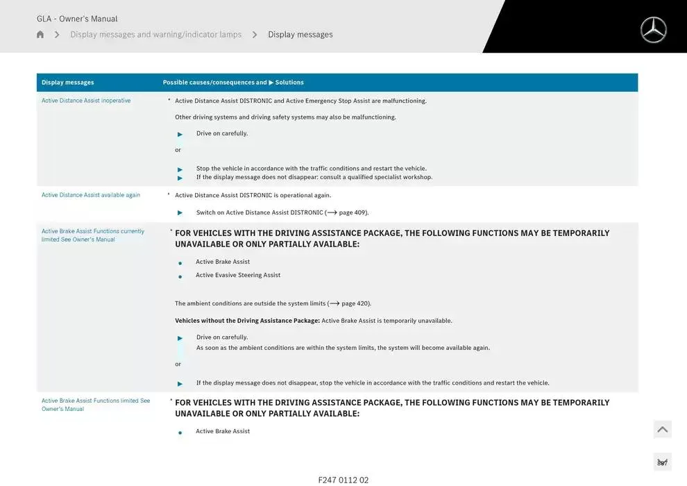 GLA SUV from 14 January to 30 April 2025 - Offers page 887