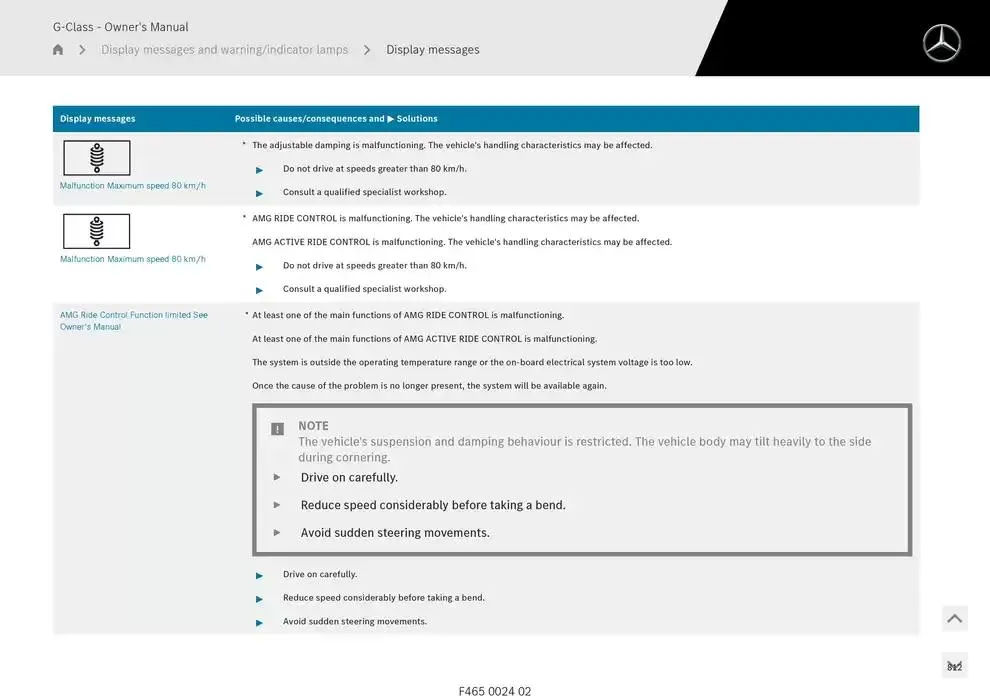 G-Class SUV from 14 January to 30 April 2025 - Offers page 812