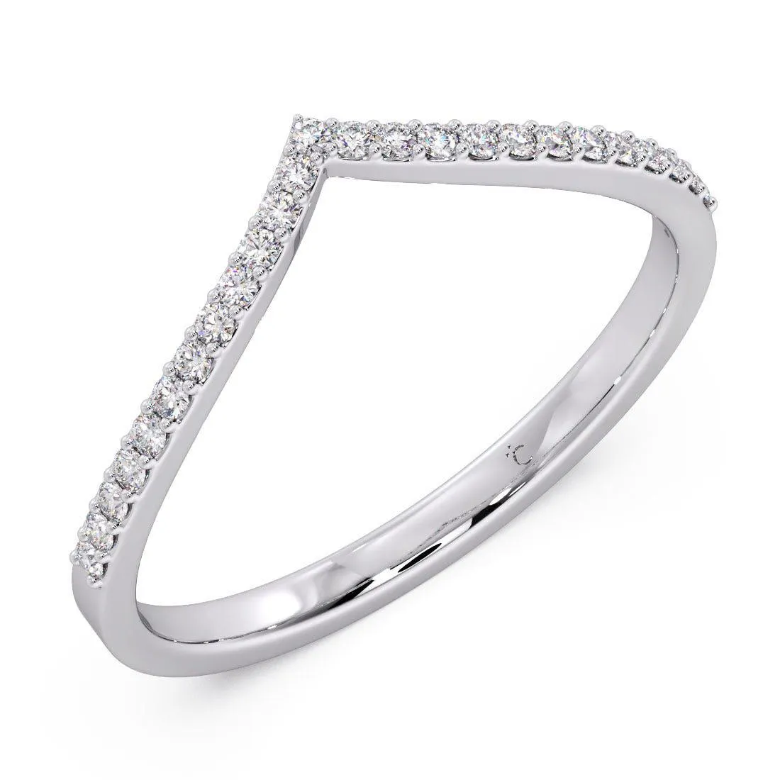 Inverted Diamond Ring