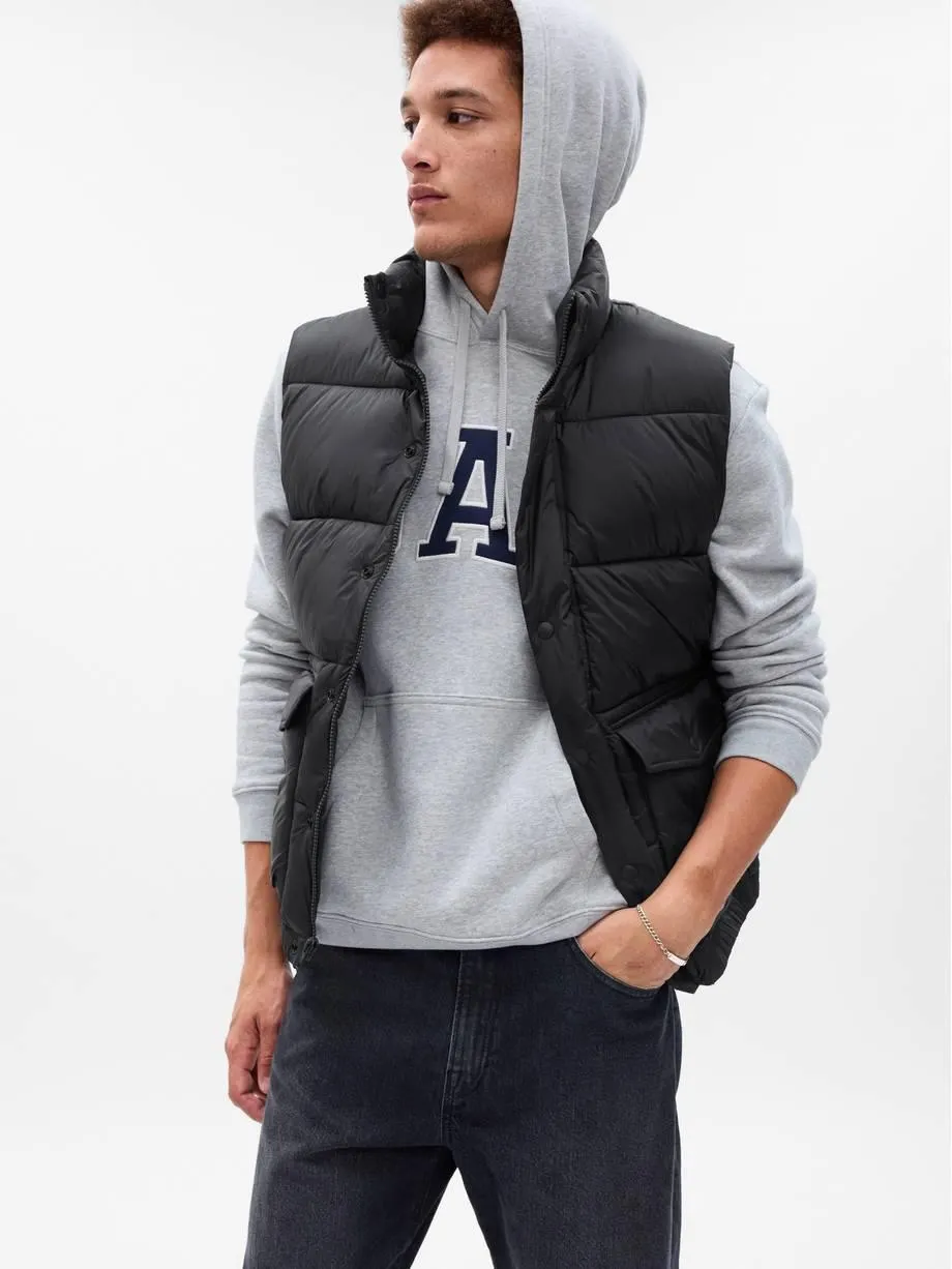 100% Recycled Puffer Vest