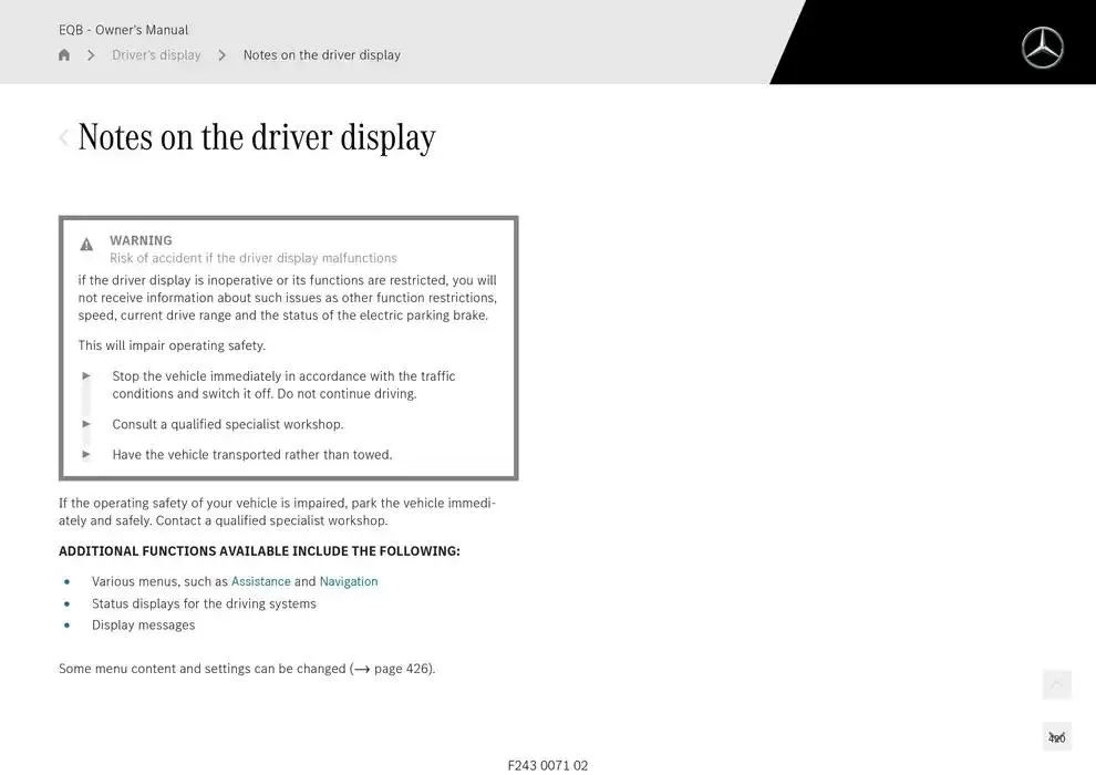EQB SUV from 14 January to 30 April 2025 - Offers page 420