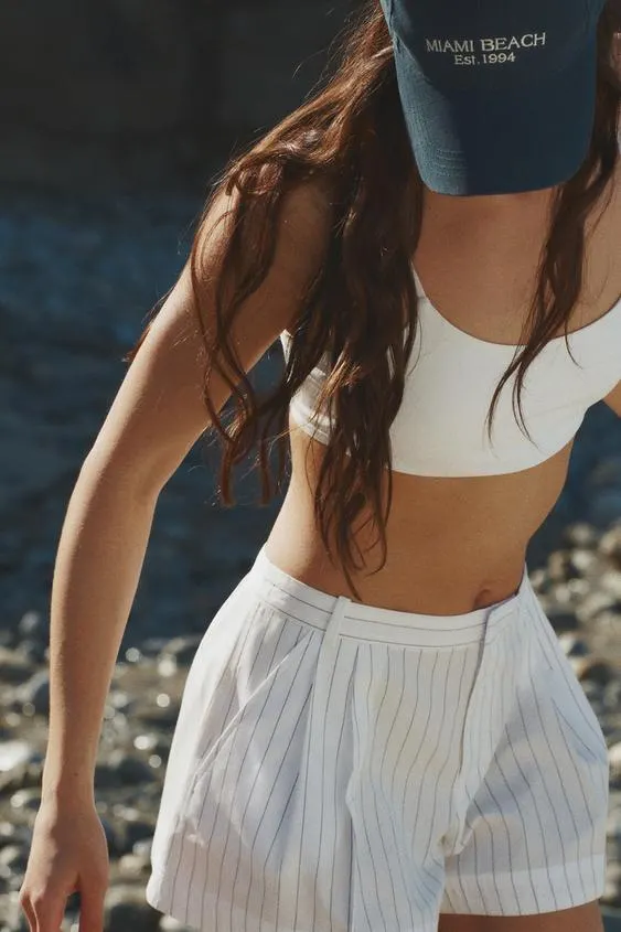 POLYAMIDE CROP TOP