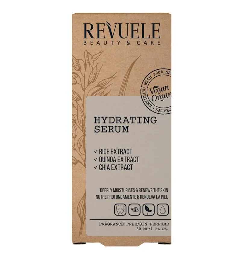 REVUELE VEGAN & ORGANIC HYDRATING SERUM 30ml