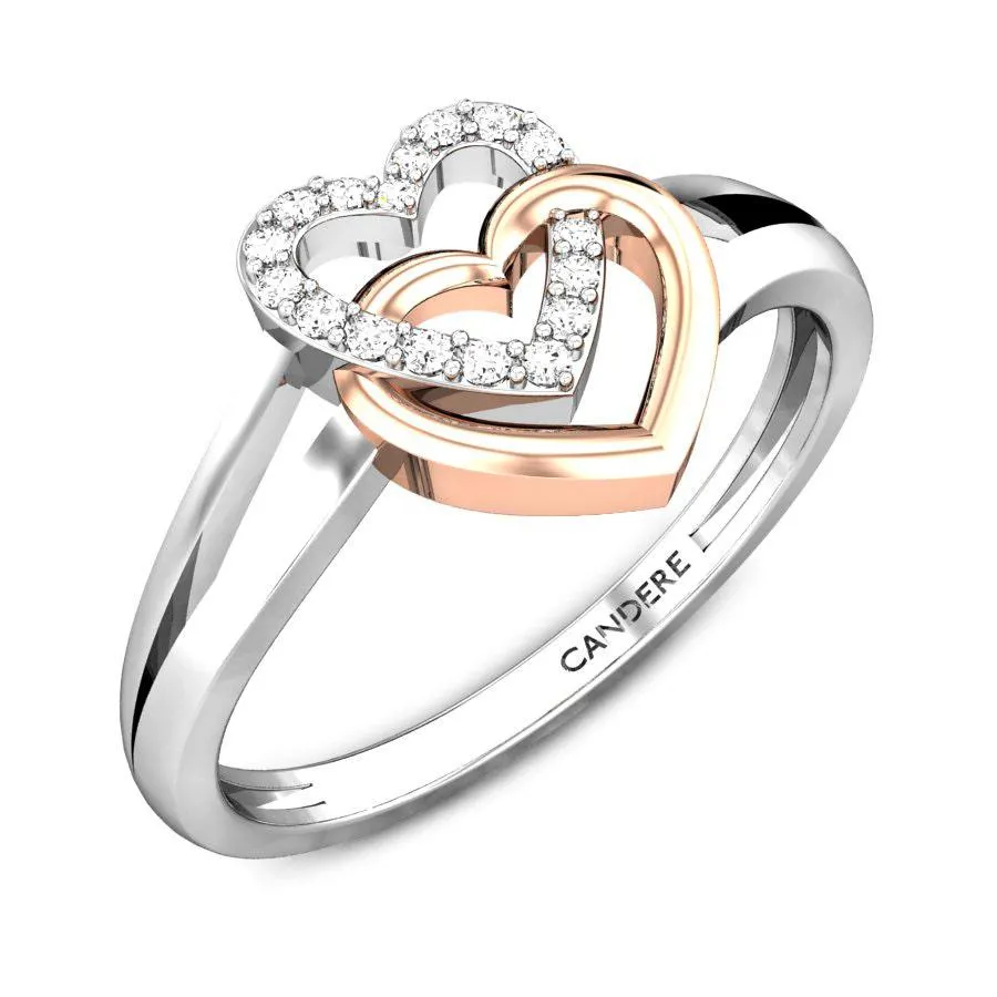 Perfect Duet V.Day Diamond Ring