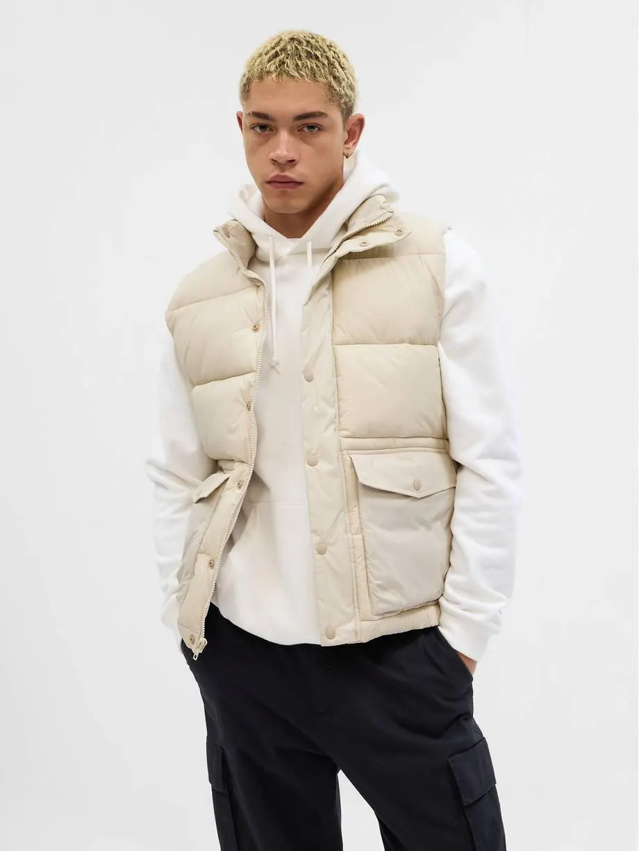 100% Recycled Puffer Vest