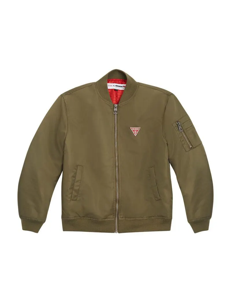 Graffiti Print Bomber