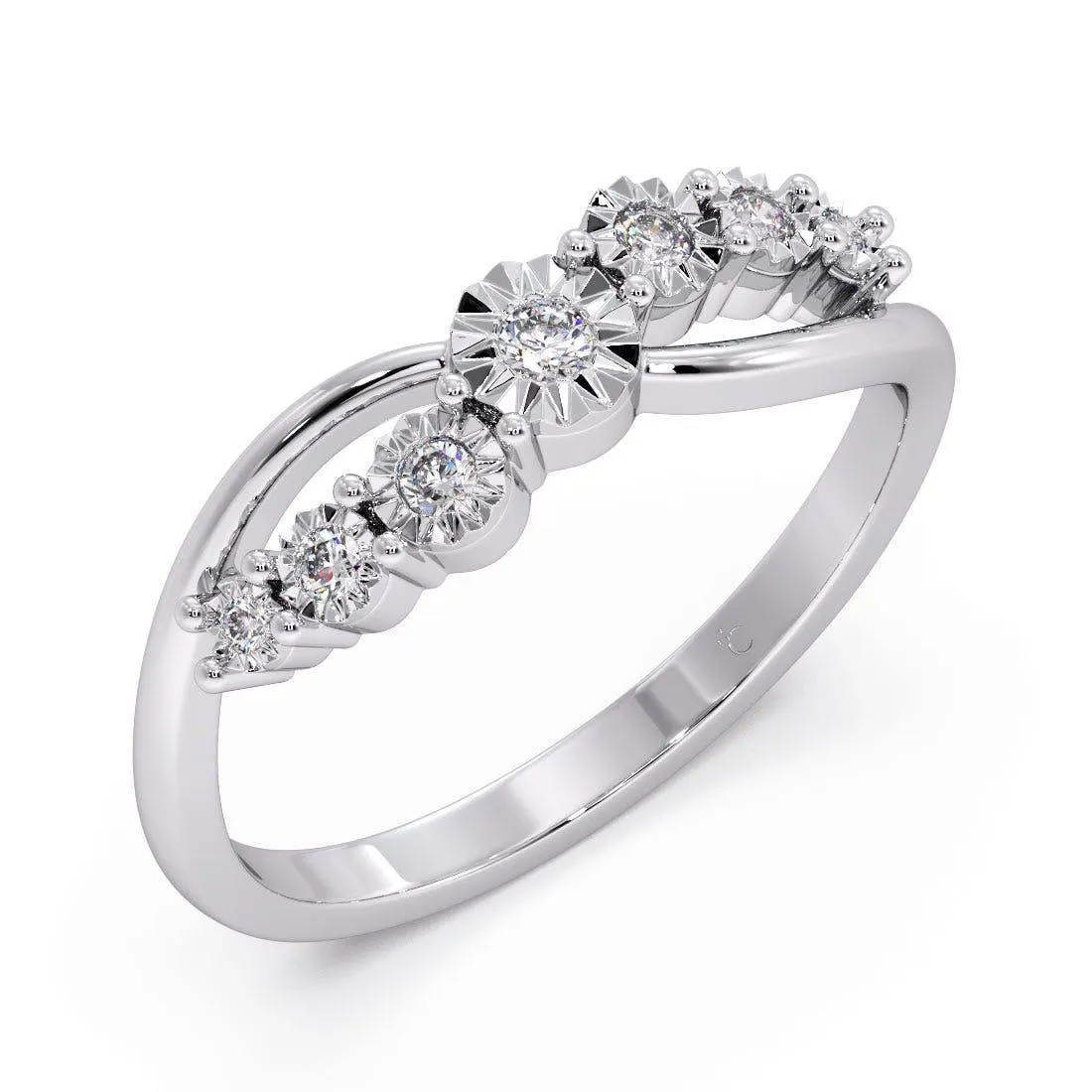 Journey Miracle Plate Diamond Ring