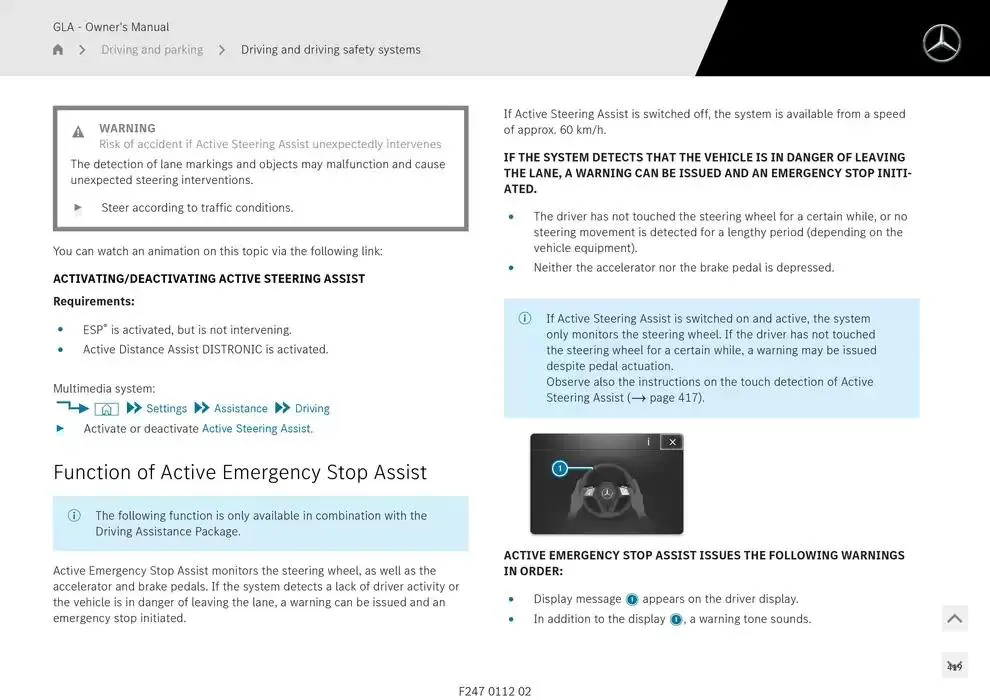 GLA SUV from 14 January to 30 April 2025 - Offers page 419