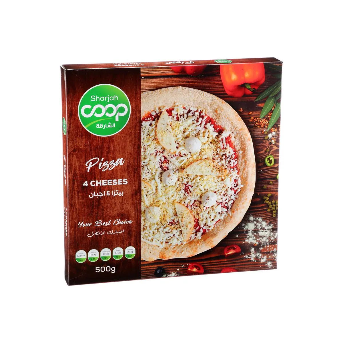 Sharjah Coop Pizza 4 Cheeses 500 g