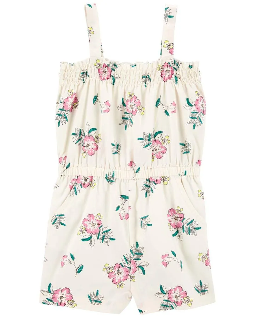 Floral Print Romper