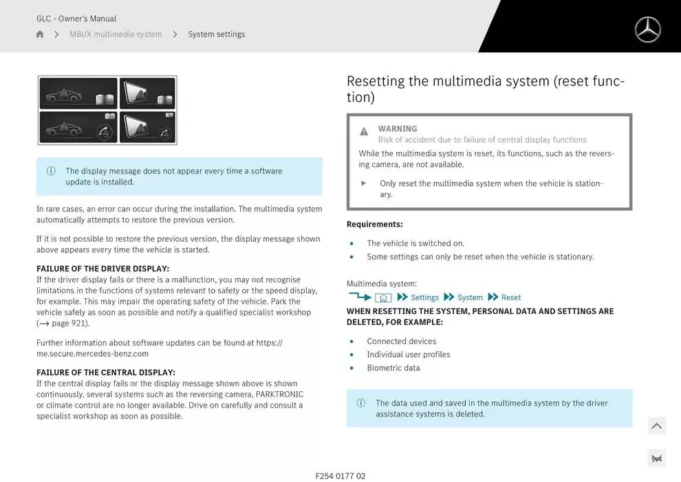 GLC SUV from 14 January to 30 April 2025 - Offers page 594