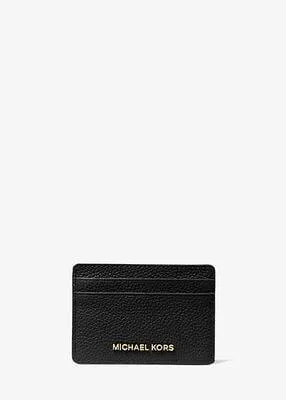 Pebbled Leather Card Case