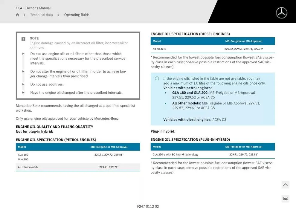 GLA SUV from 14 January to 30 April 2025 - Offers page 824
