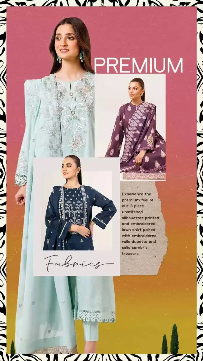 Unstitched Cross Season Edit'25 from 28 January to 31 December 2025 - Offers page 185