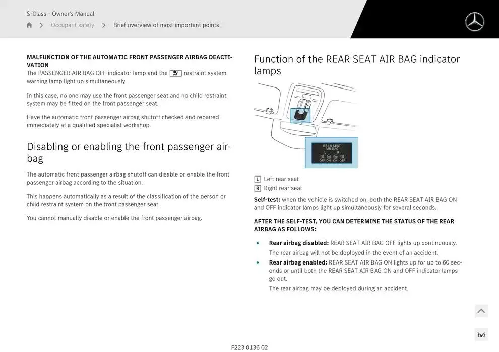 S-Class Saloon Long from 14 January to 30 April 2025 - Offers page 150