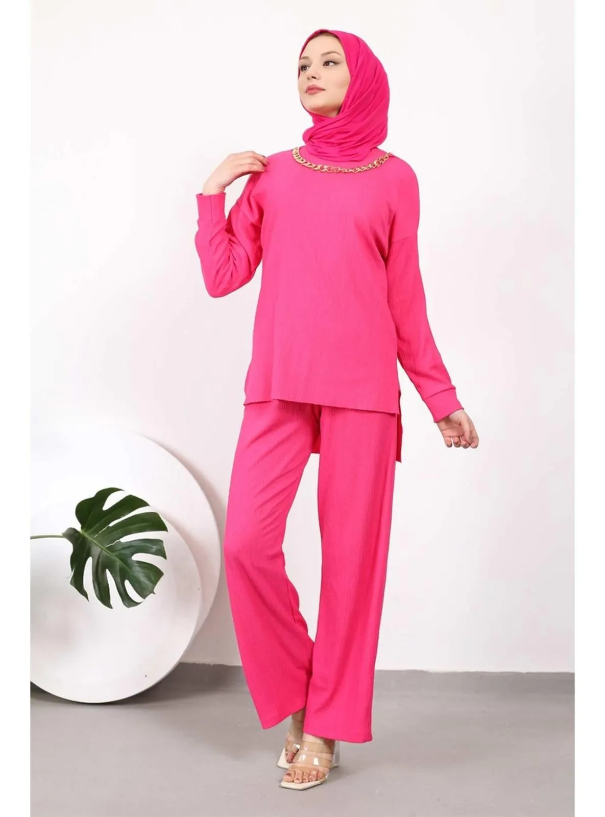 Fuchsia - Unlined - Suit