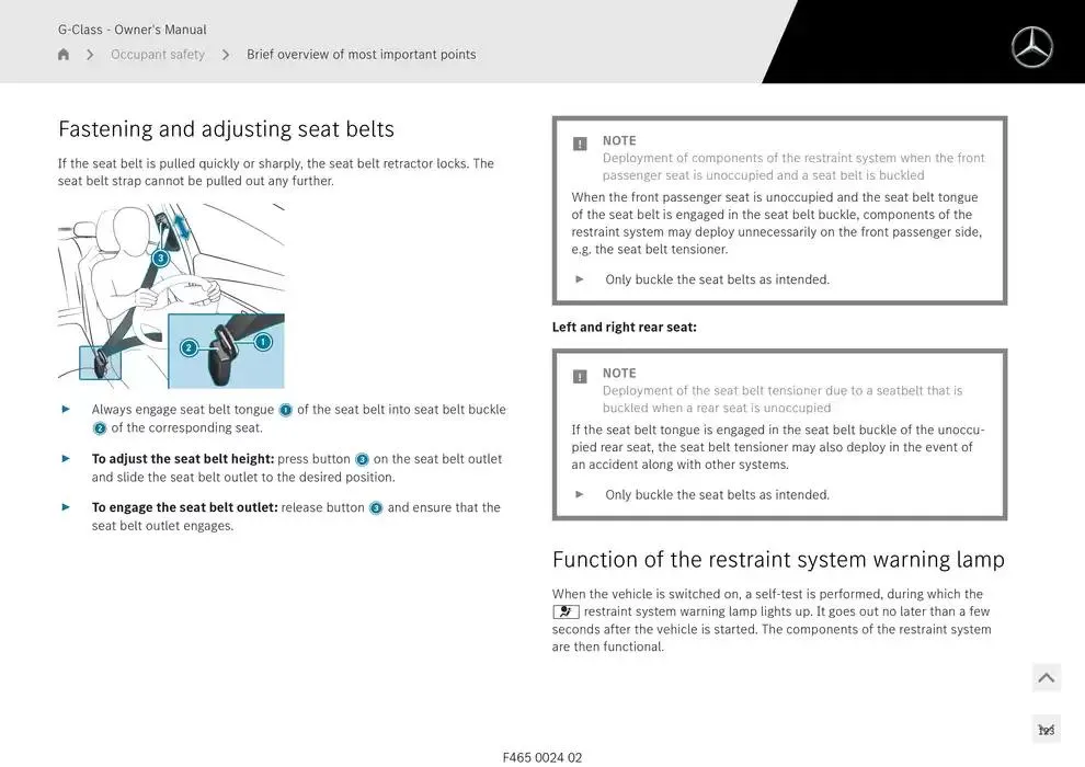 G-Class SUV from 14 January to 30 April 2025 - Offers page 123