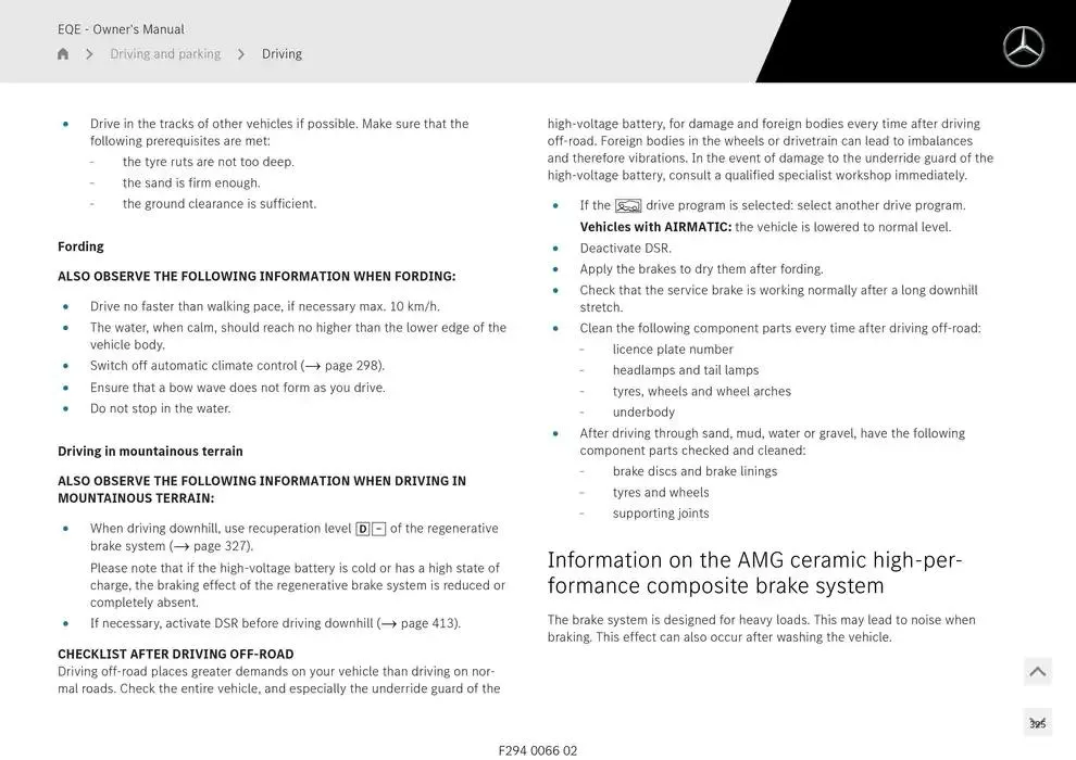 EQE SUV from 14 January to 30 April 2025 - Offers page 325