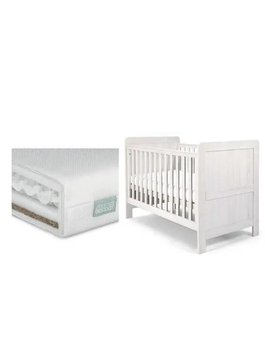 Atlas 2 Piece Cotbed & Premium Dual Core Cotbed Mattress