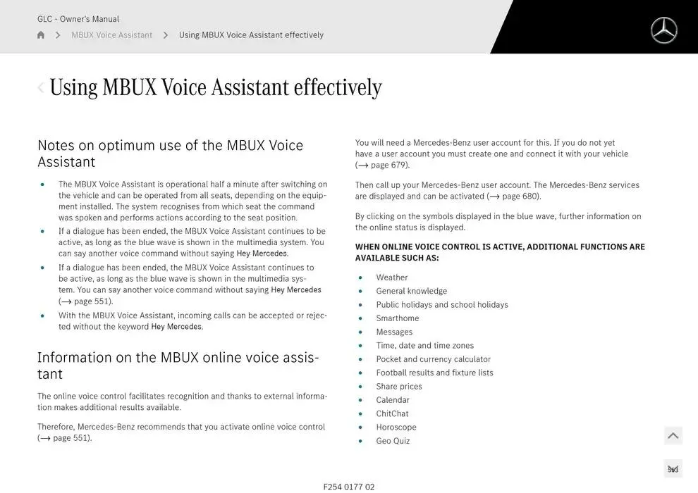 GLC SUV from 14 January to 30 April 2025 - Offers page 553