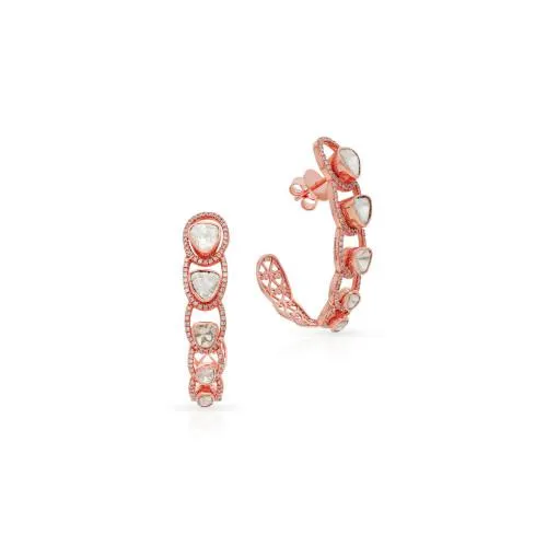 Viraaz Uncut Diamond Earring ERFTP46534
