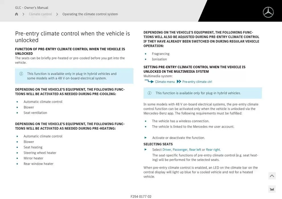 GLC SUV from 14 January to 30 April 2025 - Offers page 304