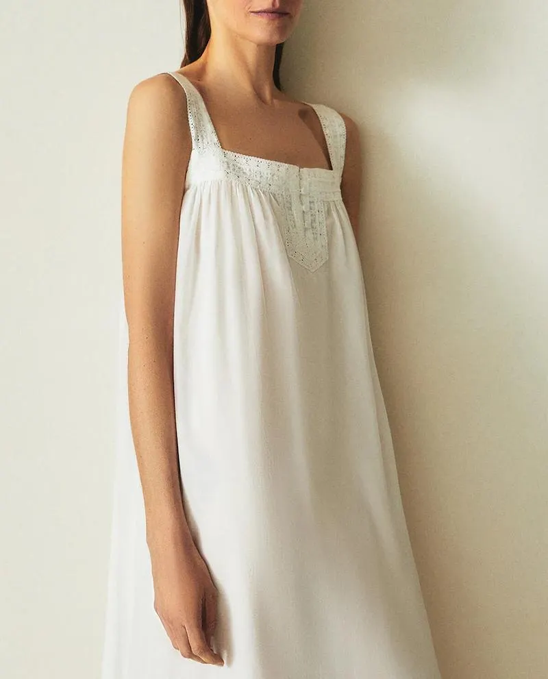 CAMISÓN ALGODÓN DETALLES PUNTILLA