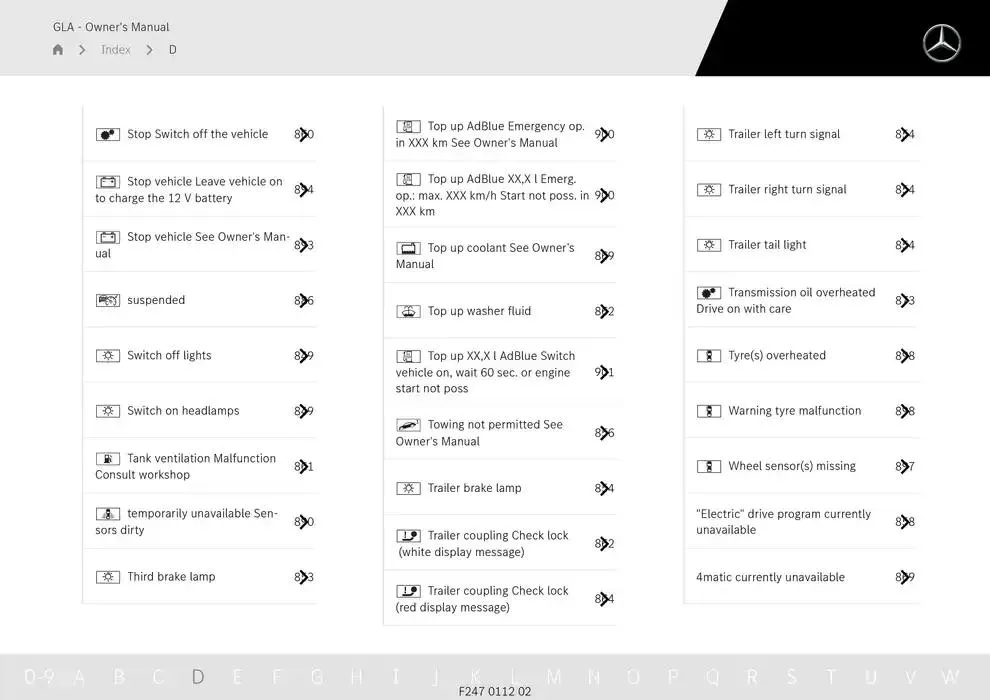 GLA SUV from 14 January to 30 April 2025 - Offers page 954