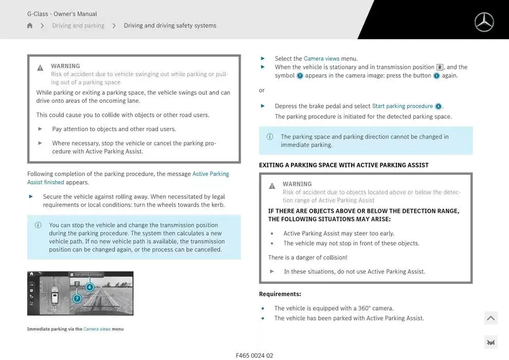 G-Class SUV from 14 January to 30 April 2025 - Offers page 404