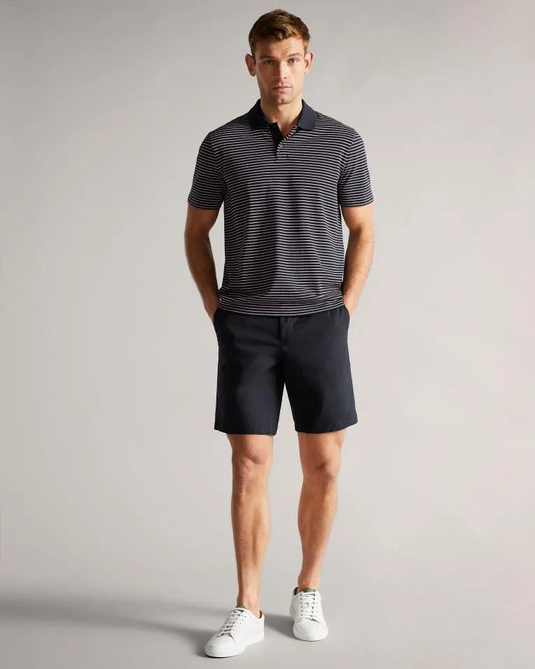 Ashfrd Chino Shorts Dk-Navy
