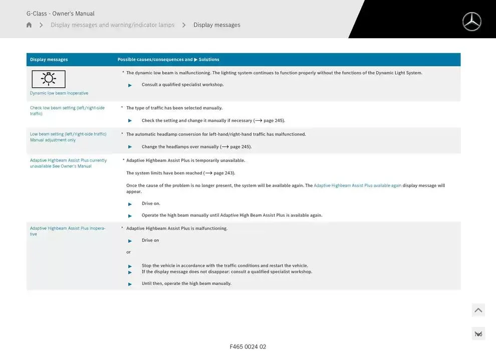 G-Class SUV from 14 January to 30 April 2025 - Offers page 780