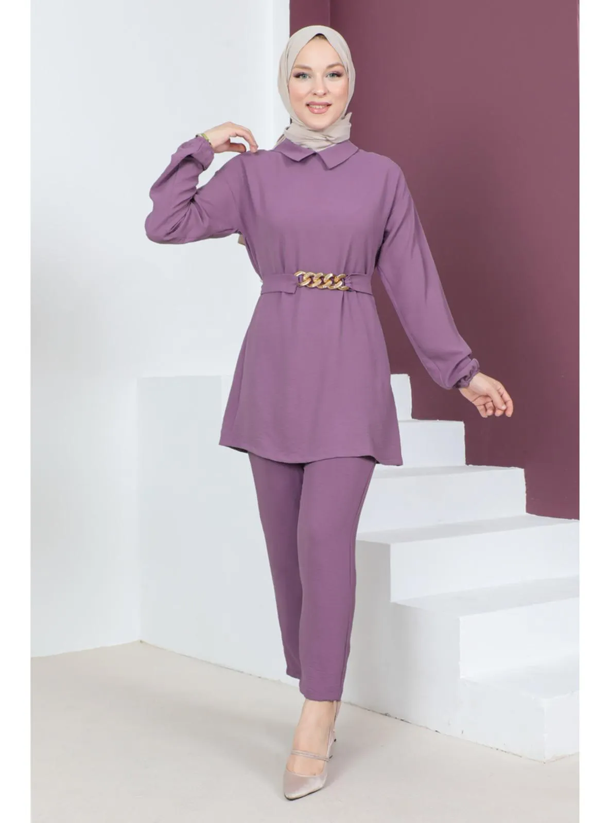 Lilac - Unlined - Suit
