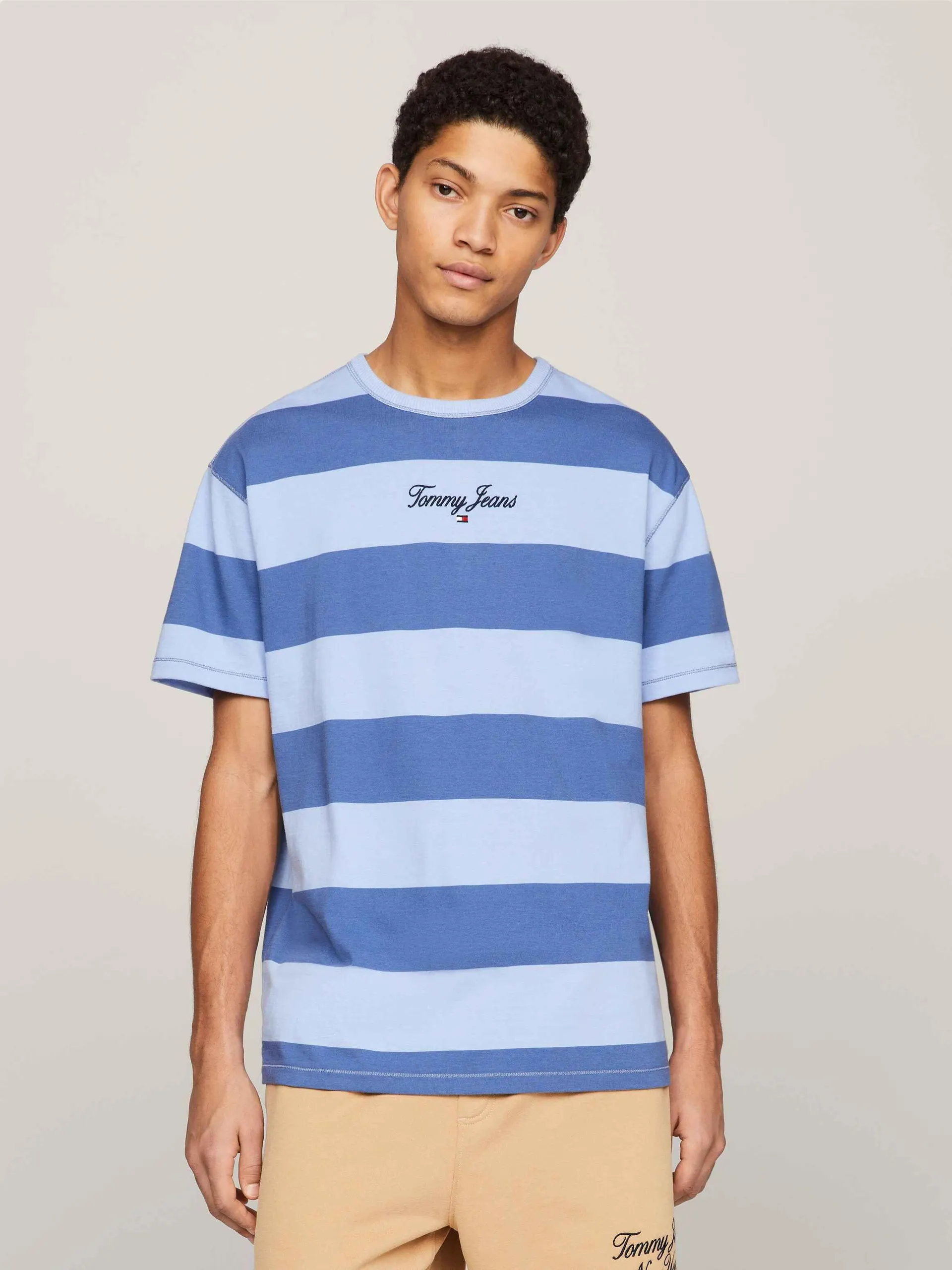 Stripe Script Logo T-Shirt