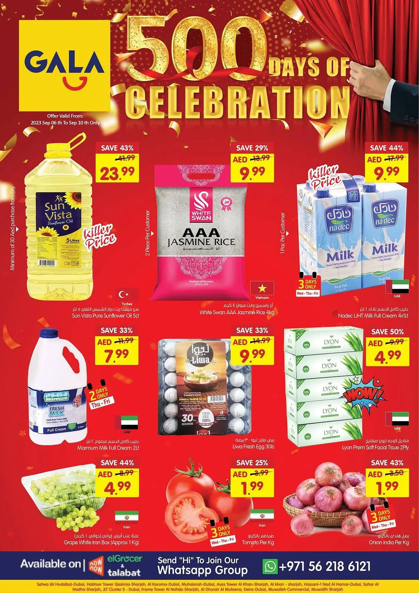 Gala Supermarket catalogue from 6 September to 10 September 2023 - Offers page 1