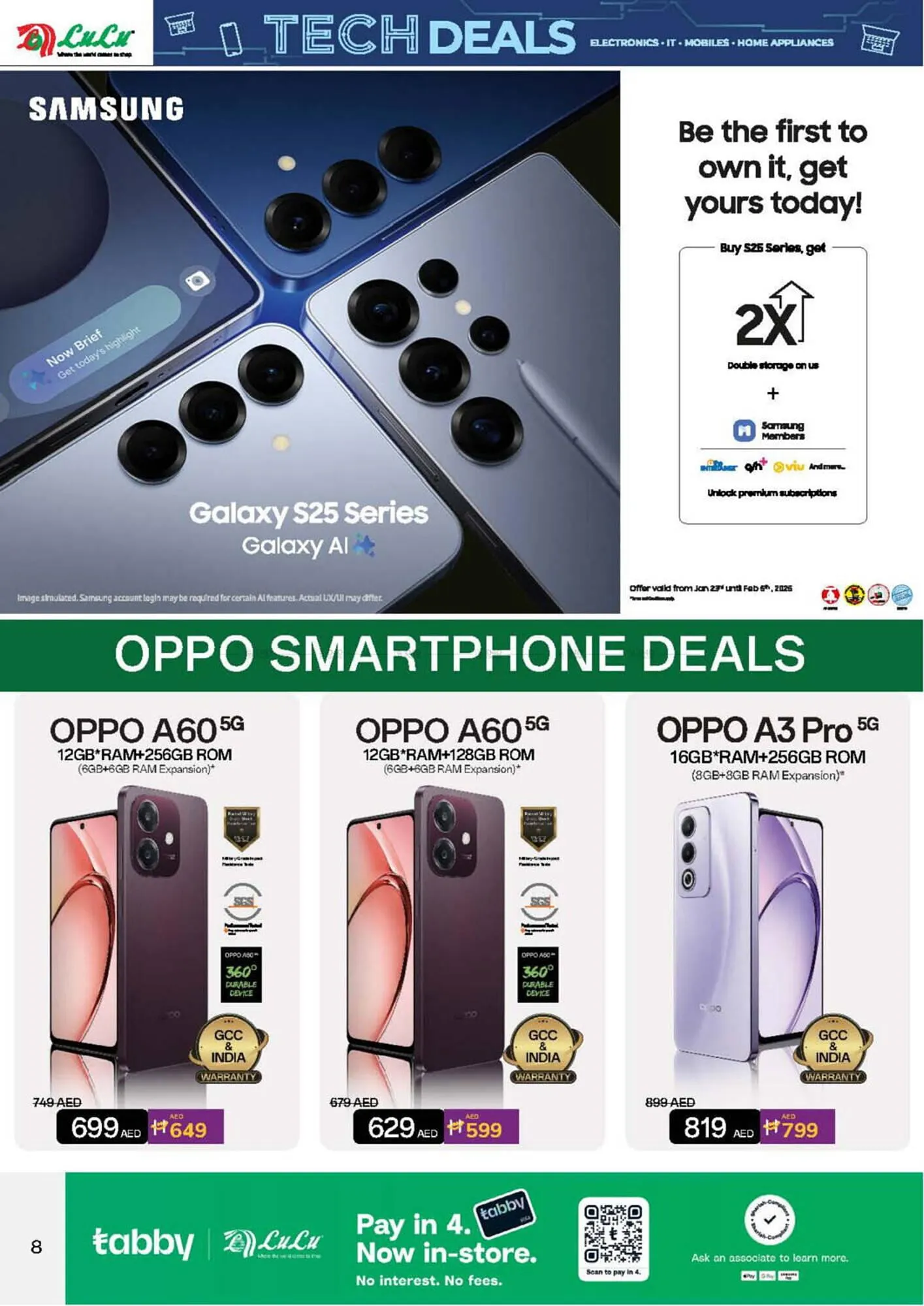 Lulu Hypermarket catalogue from 23 January to 5 February 2025 - Offers page 8