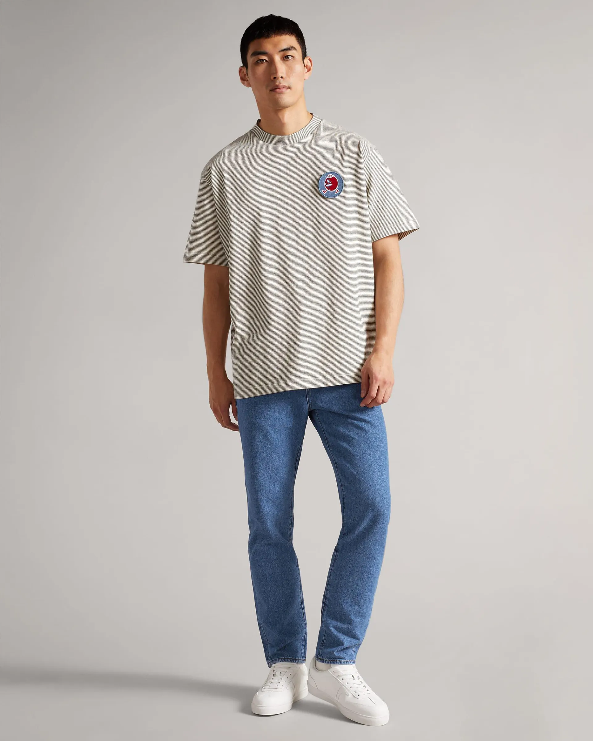 Cambly Slim Leg Denim Jean Mid-Blue