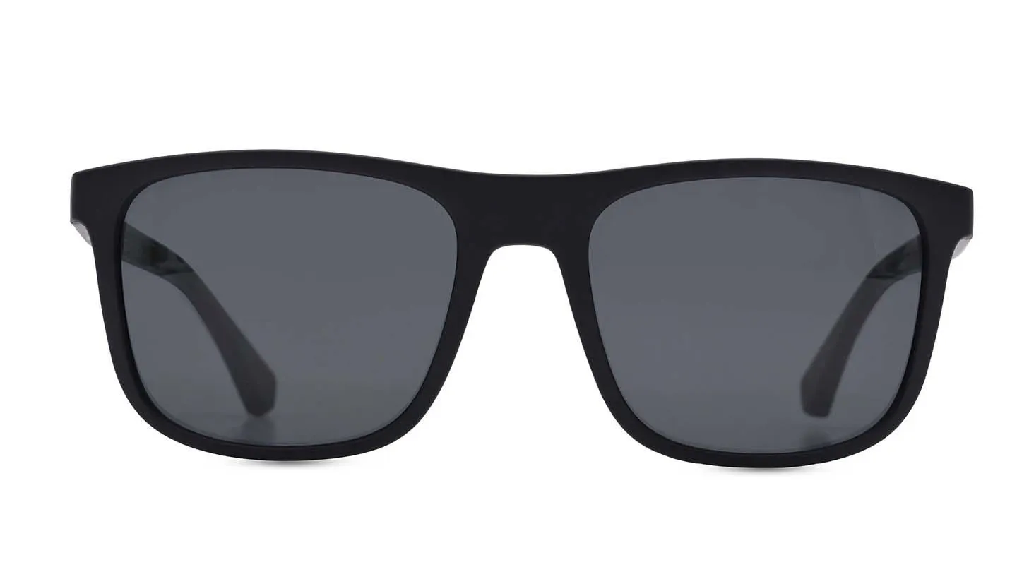 Men Square Black Sunglass