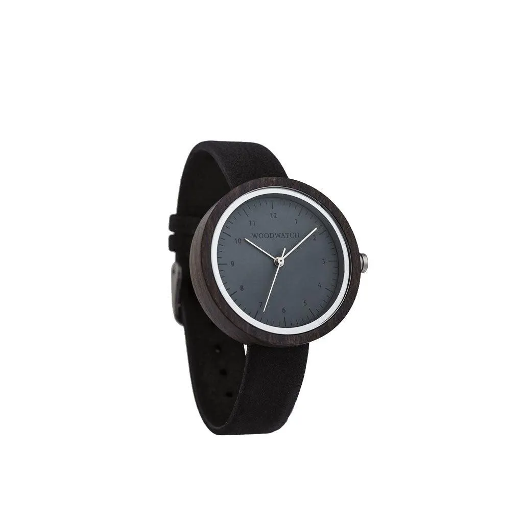 WOODWATCH WOMEN'S NORDIC HILSINKI BLACK QUARTZ WATCH