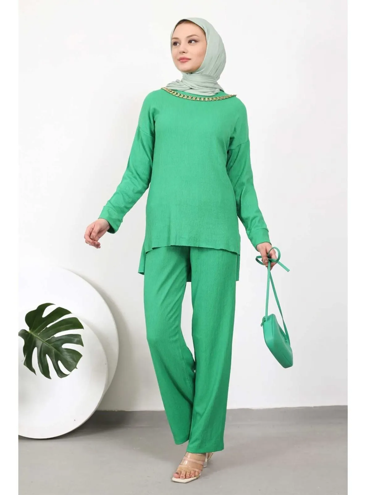 Green - Unlined - Suit
