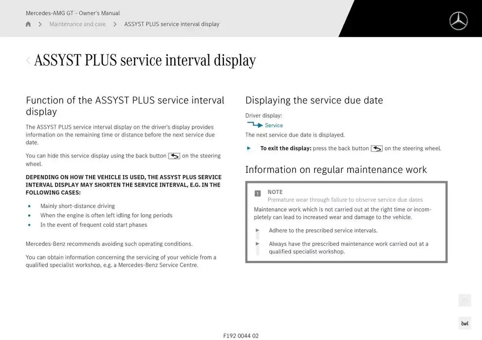 Mercedes-AMG GT Coupé from 14 January to 30 April 2025 - Offers page 644