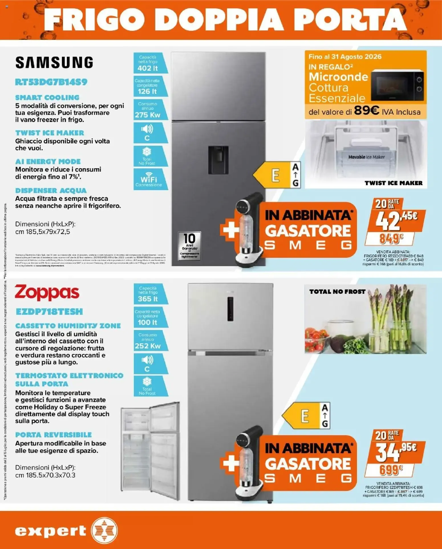 Nuovo Expert volantino Conserva meglio, vivi frizzante dal 16/07/2026 > offerte anteprima 🛍️ da 16 luglio a 29 luglio di 2026 - Pagina del volantino 7