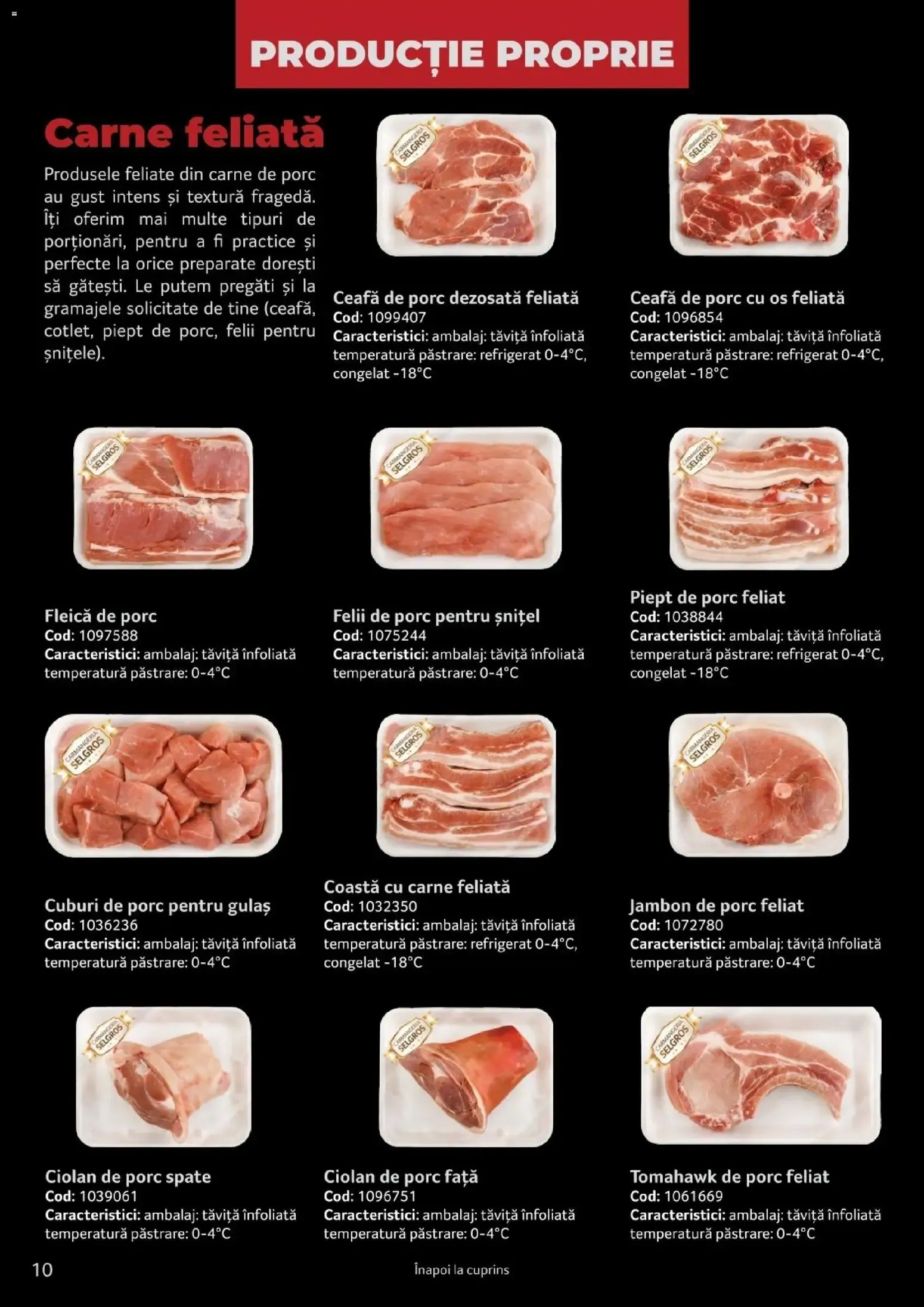 Catalog Selgros Catalog Carne de la 25 martie până la 31 martie 2027 - Revista Pagina 10
