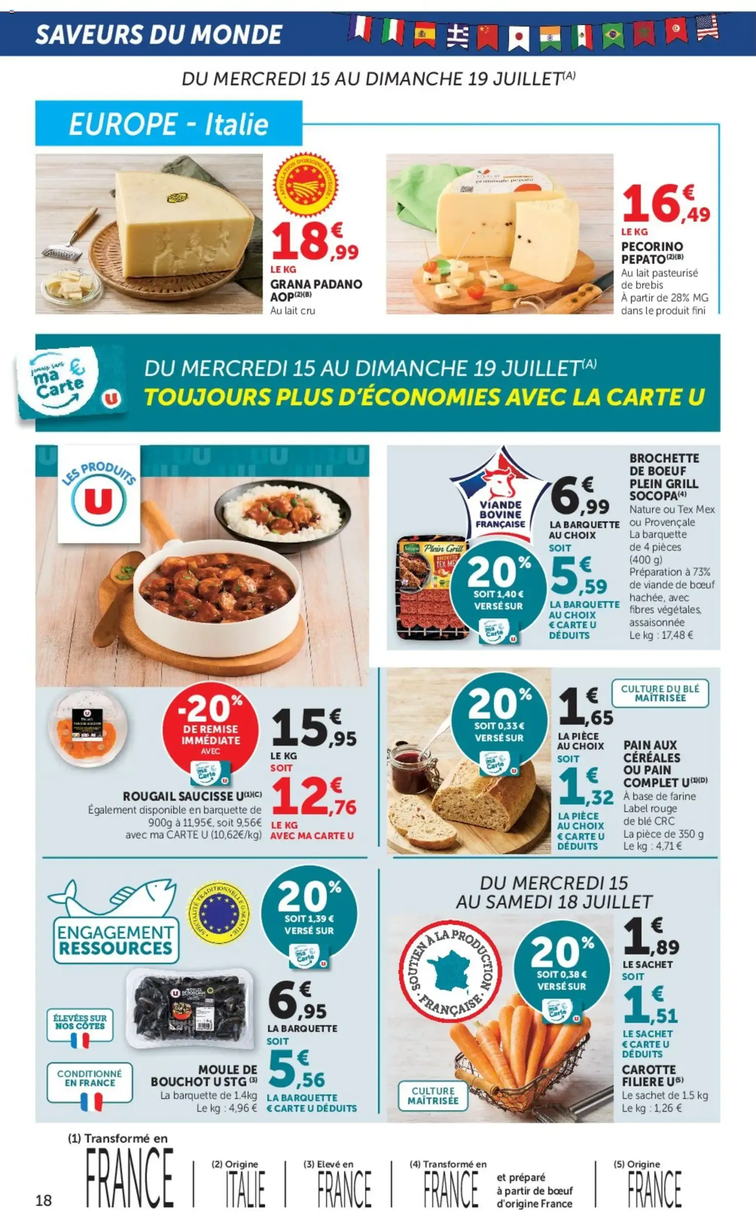 U Express catalogue à partir du 15/07/2026 - promo en ligne du 15 juillet au 26 juillet 2026 - Catalogue page 18