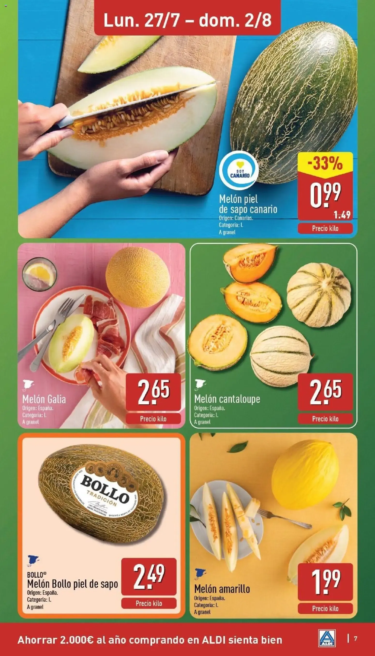 Catálogo de Aldi: Frescura a precios para tirarse a la piscina 27 de julio al 2 de agosto 2026 - Página 7